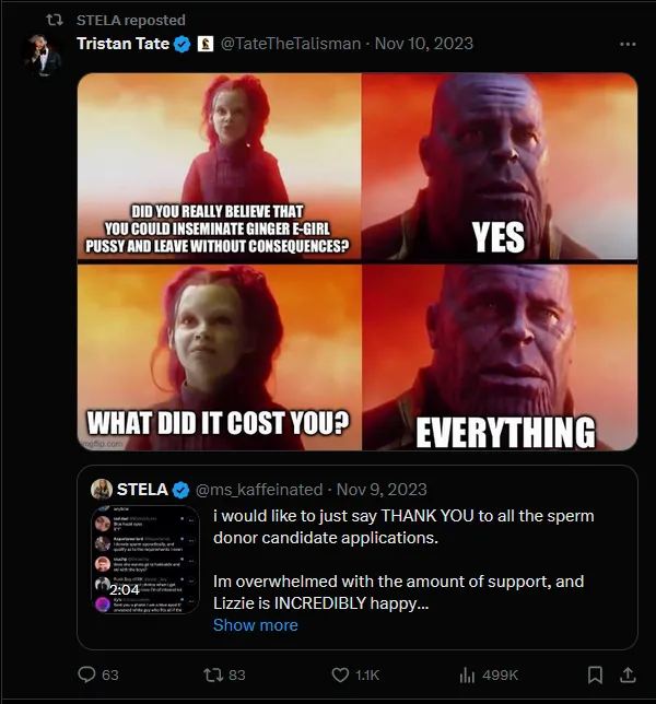 Stella's tweets